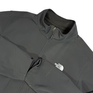 The North Face Men's Apex Bionic Jacket Black Softshell Full Zip Size XXL